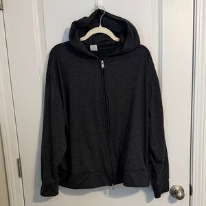 Athletic Works Black Zip-Up Hoodie
